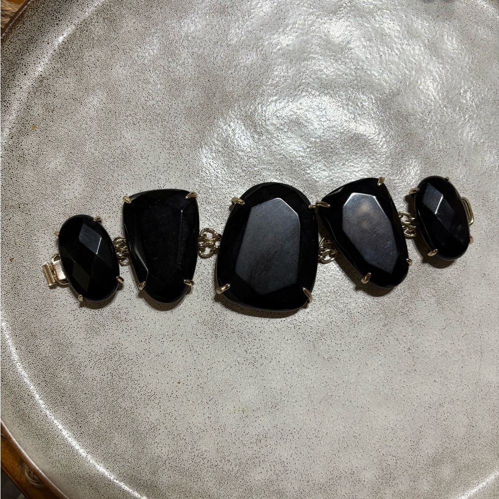 Kendra Scott Black Stone Bracelet